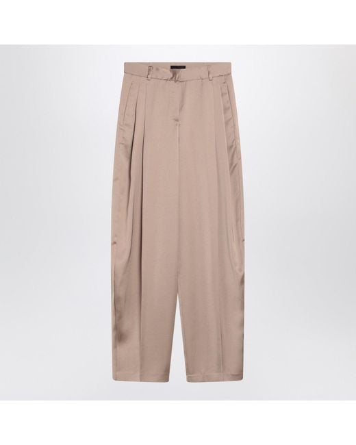 ANDAMANE Natural Wide Greige Pants