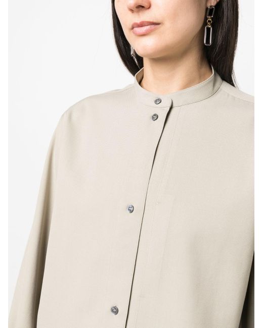 Studio Nicholson Natural Long Shirt With Pocket