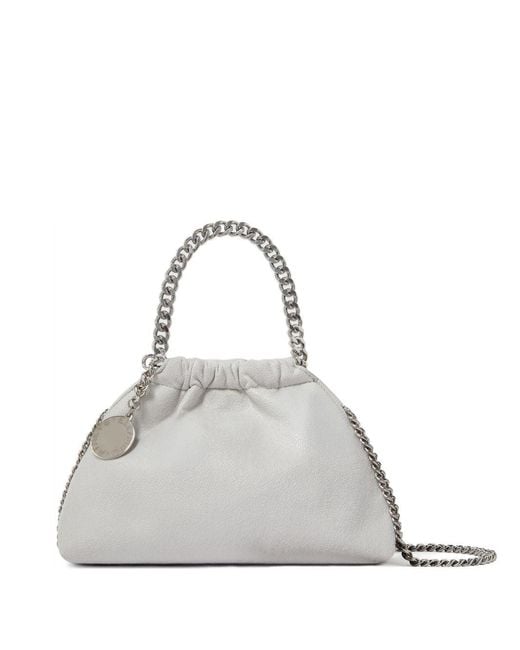Stella McCartney White Falabella Drawstring Mini Tote