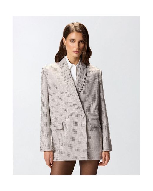 Rosa gris Pinko de color White