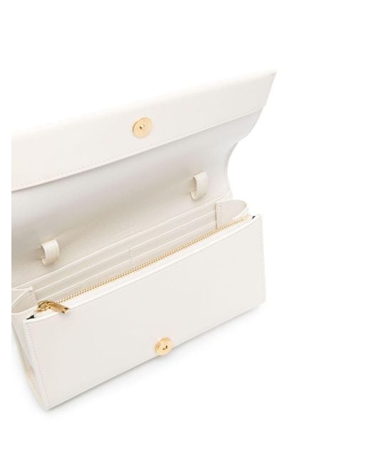Jil Sander White All-Day Leather Shoulder Bag