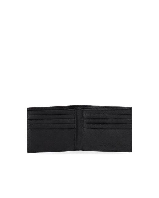 Emporio Armani Black Wallet With Logo for men