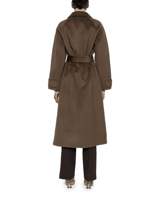 The Dynamis Studio Brown Savile Oversized Double-Breasted Coat