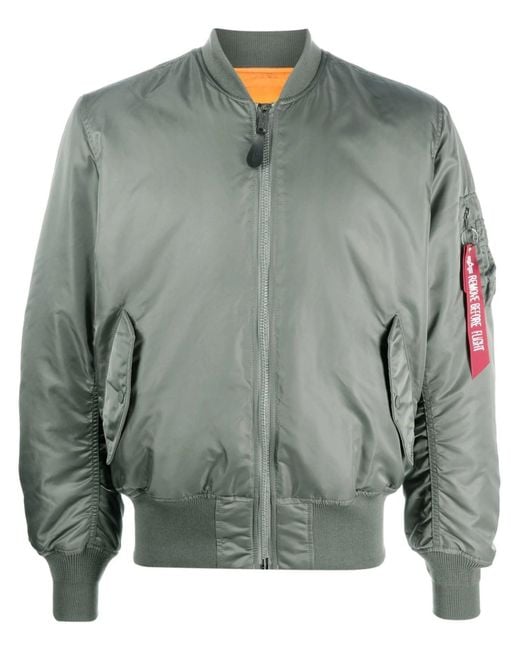Alpha Industries Gray Ma 1 Heritage Bomber Jacket