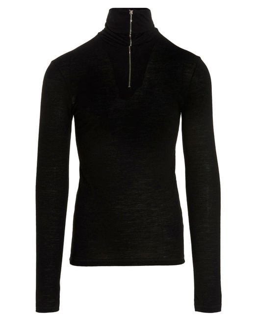 Jil Sander 'technischer' Pullover in Black für Herren