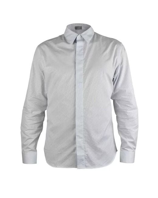 Camisa oblicua Dior de color Gray