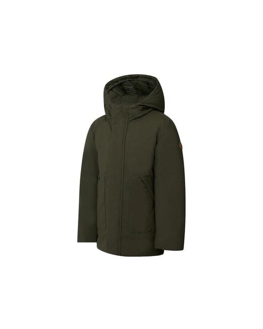 Save The Duck Green Hooded Jacket