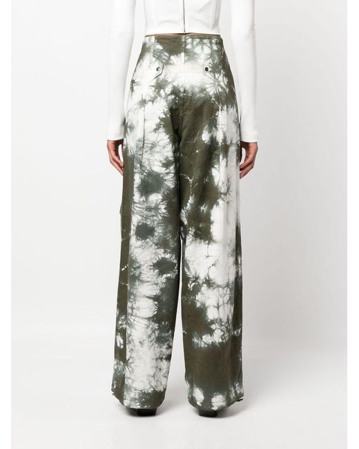 DARKPARK Daisy Militaire Broek in het White