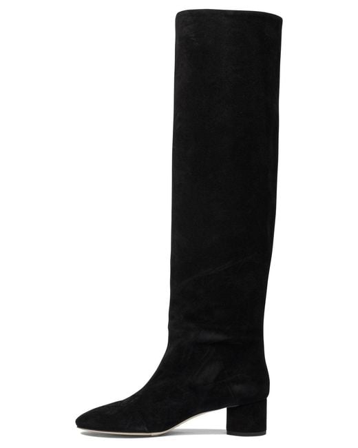 Aeyde Black Willa 55 Mm Boots And Ankle Boots