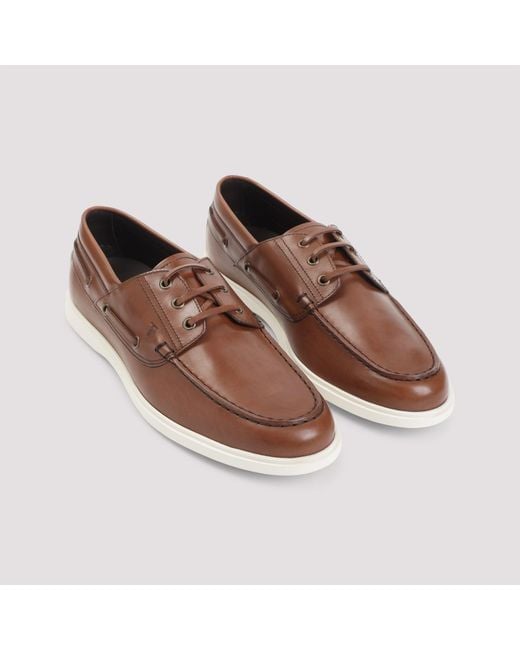 Tod's Brown Boat Loafer