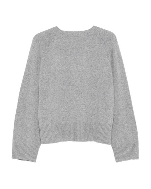 Closed Gesloten Wol Crewneck Jumper in het Gray