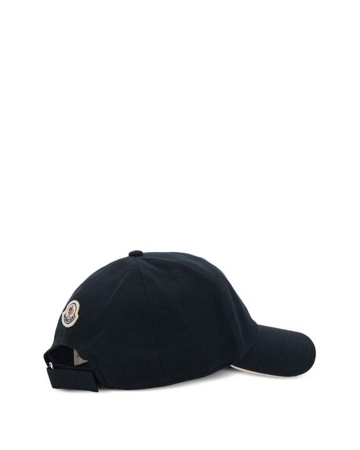 Moncler Blue Logo Baseball Cap for men