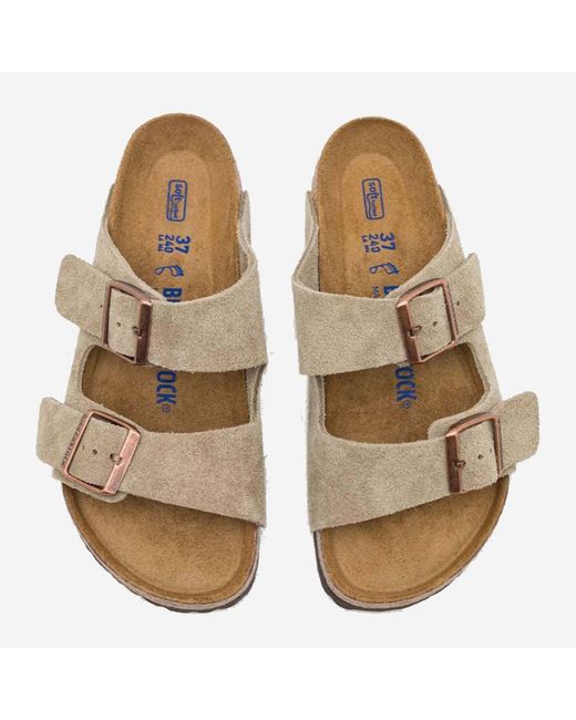 Birkenstock Brown Suede Sandals With Adjustable Straps