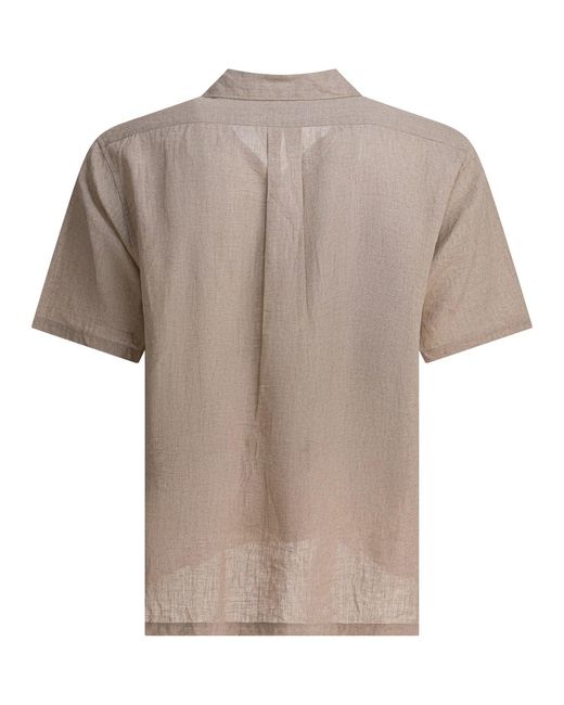Nonnative Multicolor Voyager Shirts Beige for men