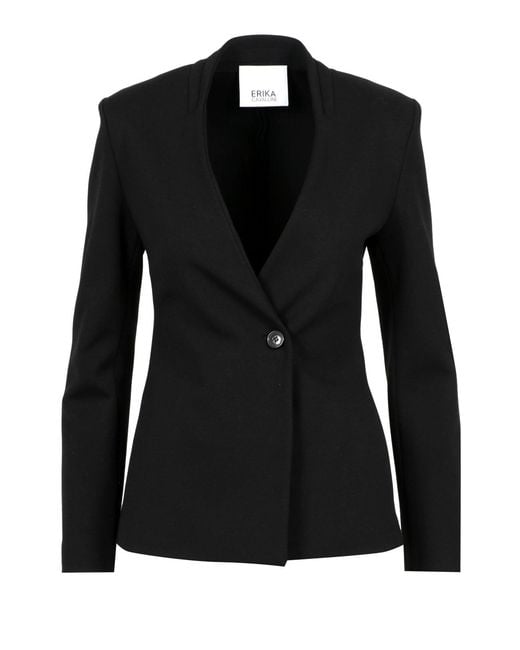 Erika Cavallini Semi Couture Black Jackets