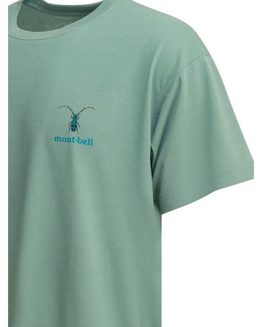 Montbell Green Light Polyester T-Shirt