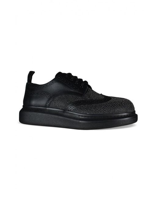 McQueen Black Alexander Mc Queen Derby Hybrid