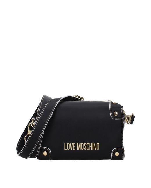 Love Moschino Black Borse A Tracolla Donna Poliuretano Nero for men