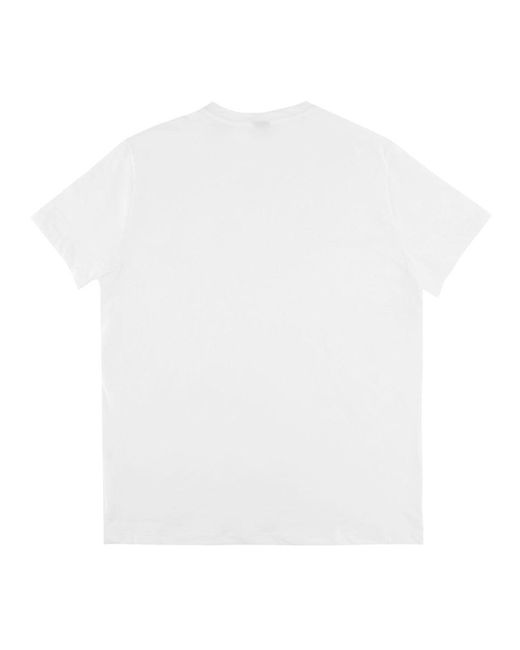 Boss White Tshirt With Logo for men
