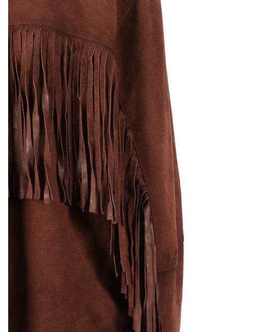 Bully Brown �Goat�Suede�Leather�Jacket