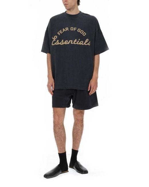 Fear Of God Black Tshirt Training 90S