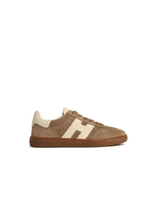 Hogan 'cool' beige Wildleder -Turnschuhe in Brown für Herren