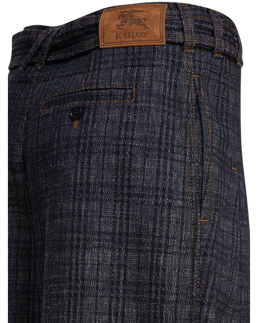Vaqueros "Cuadros" de Burberry de color Blue
