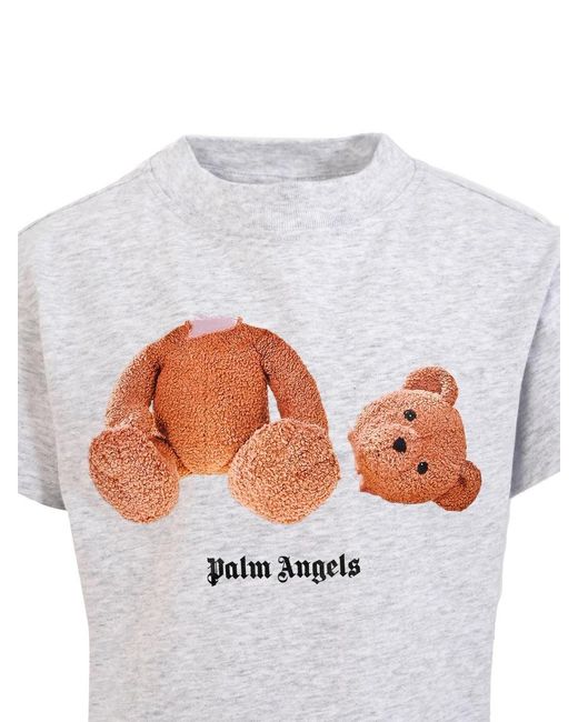Palm Angels White Bear T Shirt