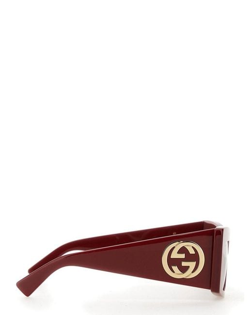 Gucci Red Square Sunglasses