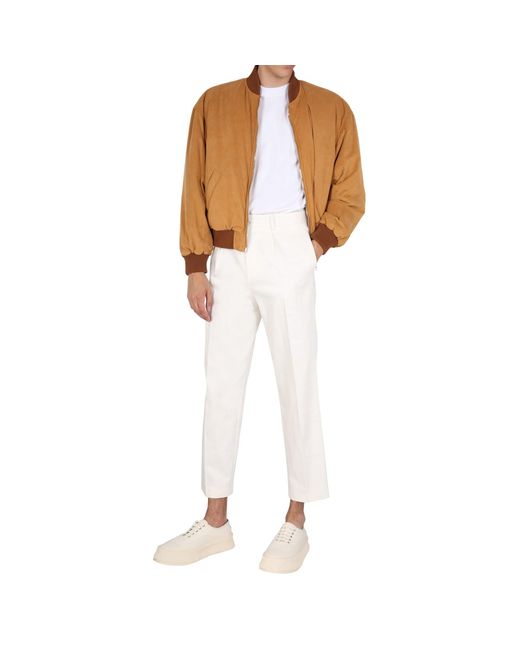 ALCANTARA College Bomber Jacket Gcds pour homme en coloris Brown