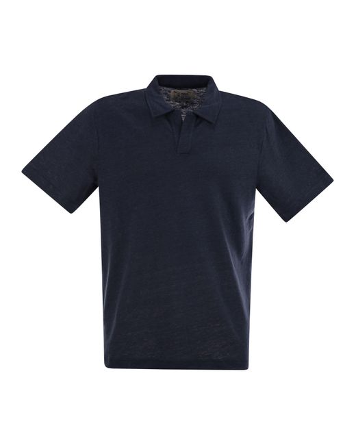 Fraser Camisa de lino Mc2 Saint Barth de color Blue
