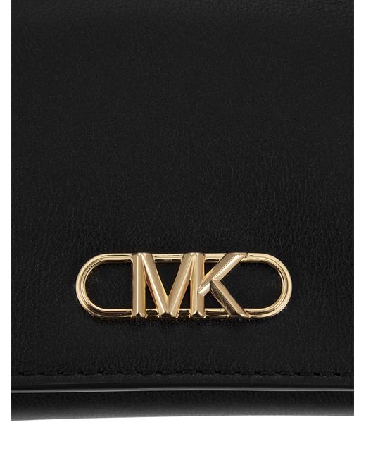 Michael Kors Black Parker Leder Clover Wallet