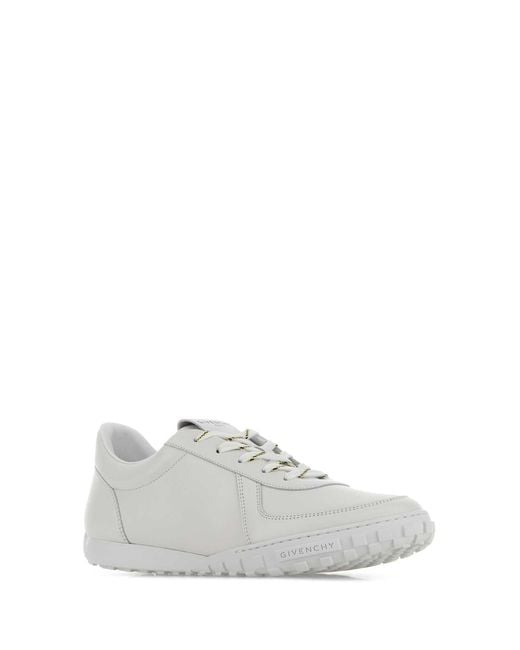 Givenchy White Leather Glide Sneakers for men