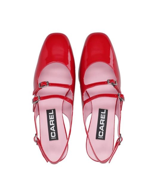 CAREL PARIS Red Sandalen rot