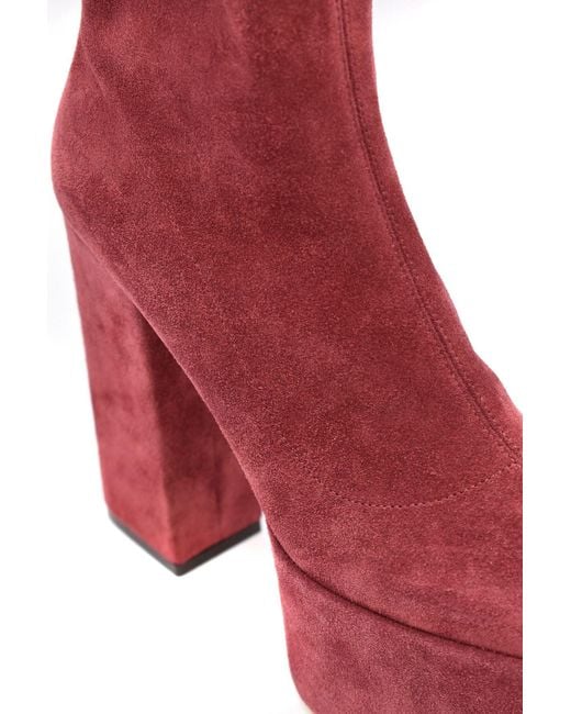 Paris Texas Red Booties
