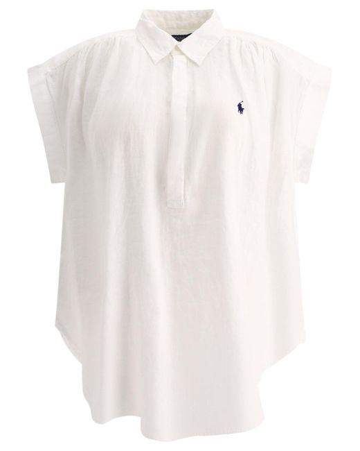 Polo Ralph Lauren "pony" Shirt in het White