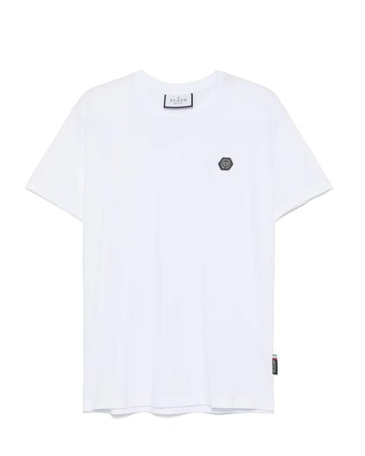 Philipp Plein T Shirts En Polos Wit in het White voor heren