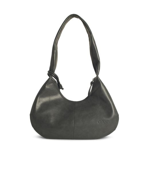 Ganni Black 'Bou' Medium Bag