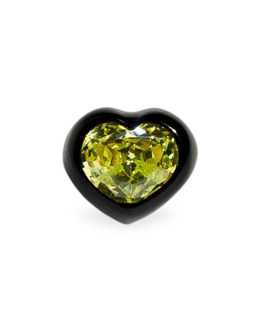Lux Heart Ring di Dans Les Rues in Green