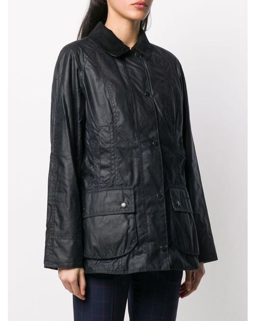 Barbour Black Beadnell Wax Jacket