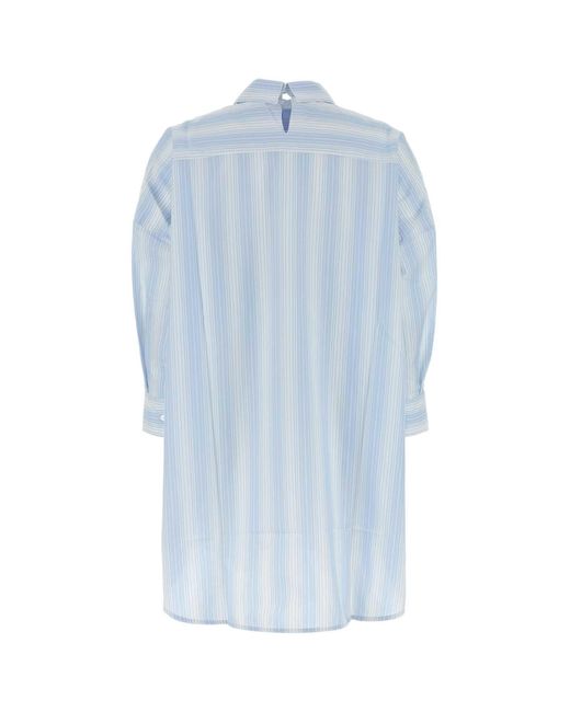 Marni Blue Regular Solid Shirt