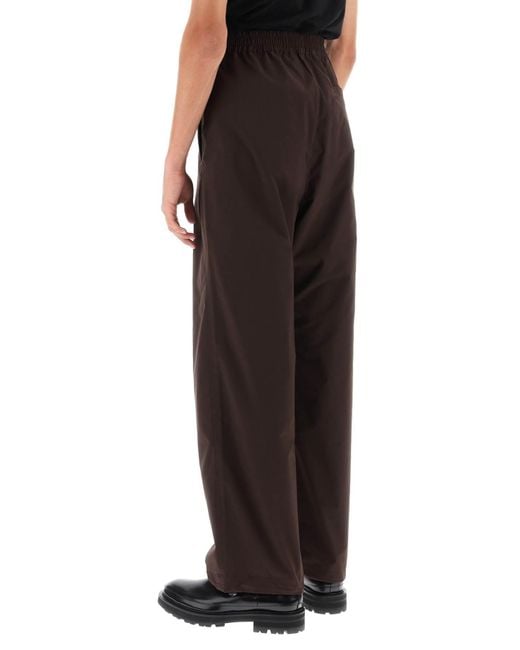 OAMC Black 'dome' Straight Cut Pants for men