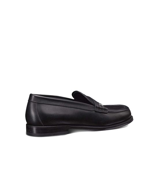 Dior Loafers aus Leder in Black für Herren