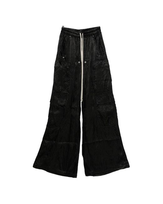 Rick Owens Cargobroek in het Black