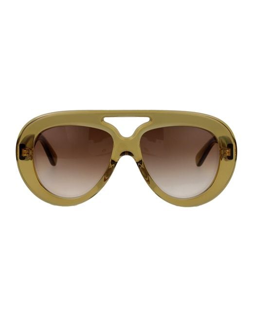 Loewe Multicolor Curvy Sunglasses