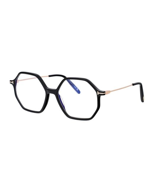 Tom Ford Black Nero Lucido Acetate Optical Glasses