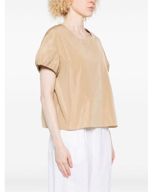 Susanne Bommer Natural Round Neck Short Sleeves