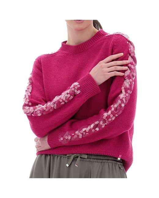 Herno Pink Cashmere Knitwear