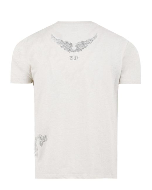 Zadig & Voltaire T -shirts En Polos in het White