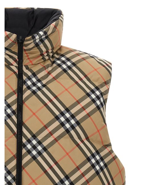 Burberry 'Snowshill' reversible Weste in Natural für Herren